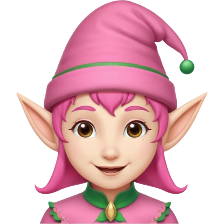 pink elf emoji