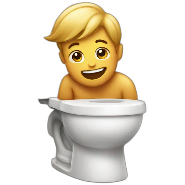 happy-pooping-man emoji