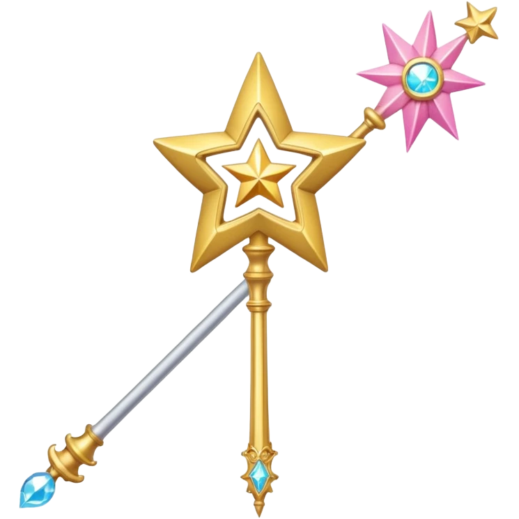 magical girl wand emoji