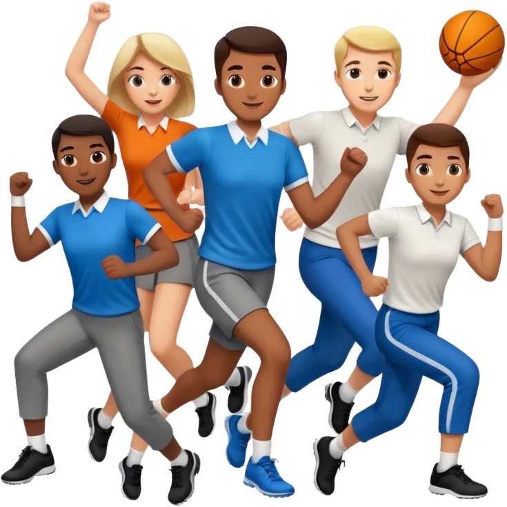 deportes en la oficna emoji