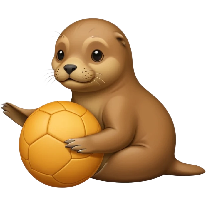 sealion with a ball emoji emoji