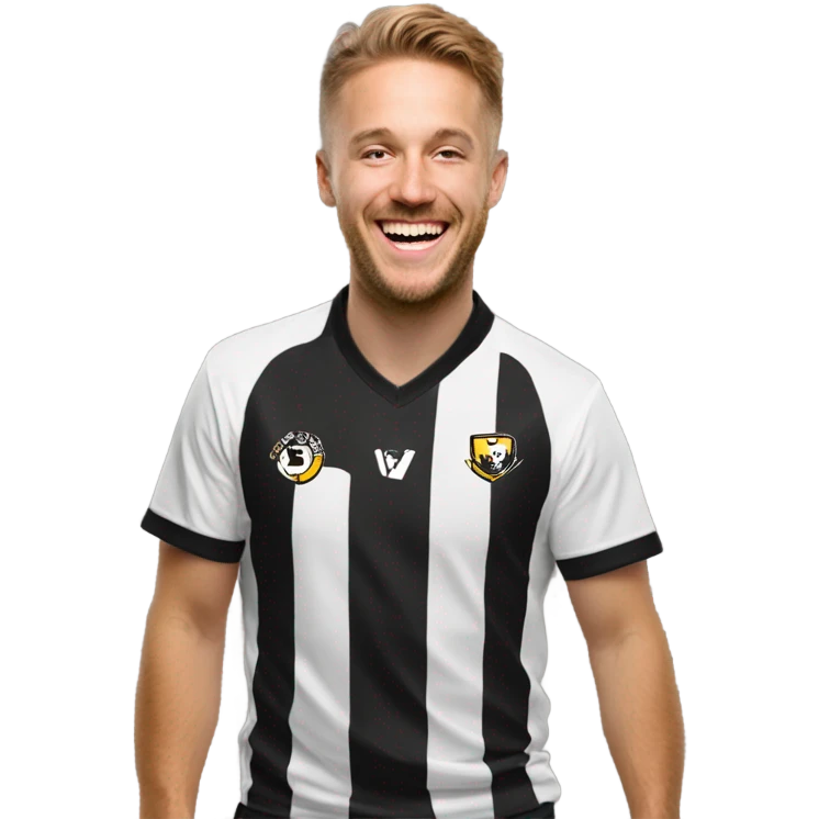 Happy port vale supporter emoji