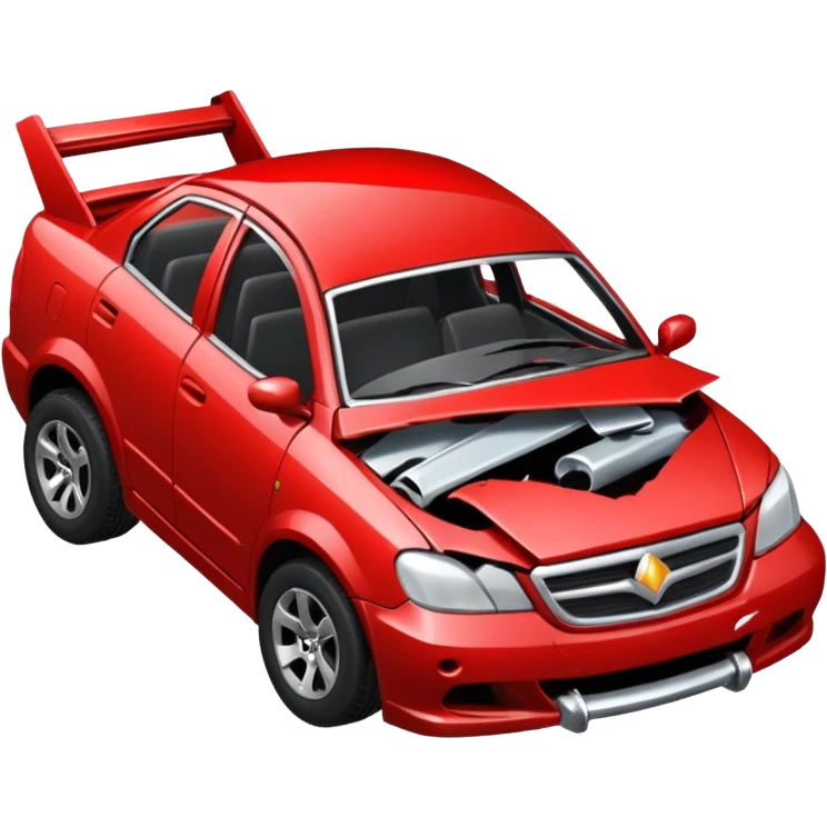 Car cross emoji