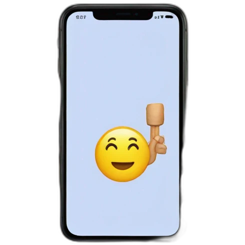 arm-holding-iphone, -google-on-the-screen emoji