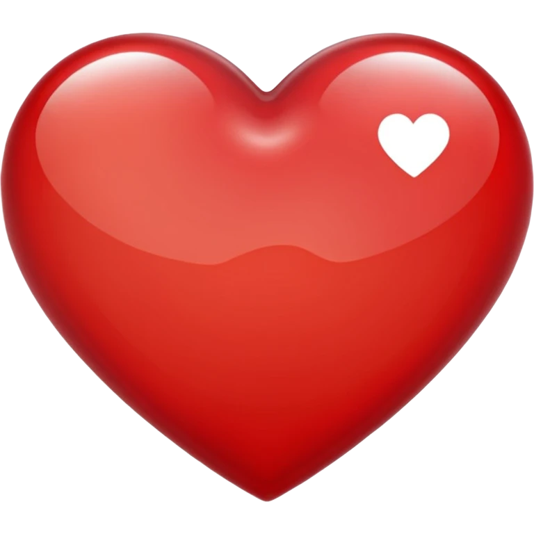heart with a glassy effect emoji