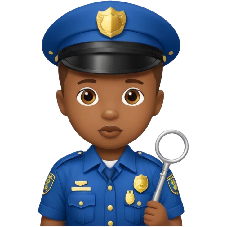 baby police with pacifier emoji