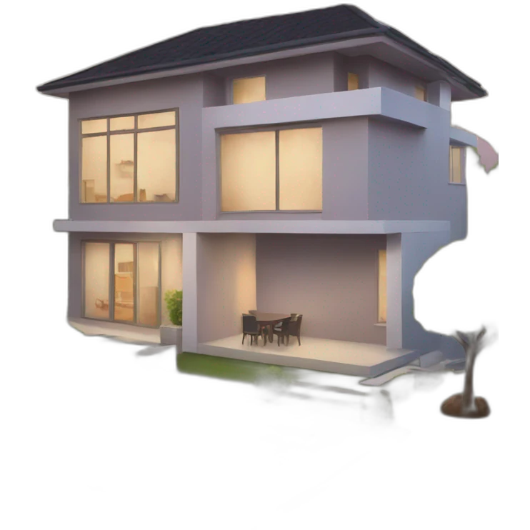 modern house emoji