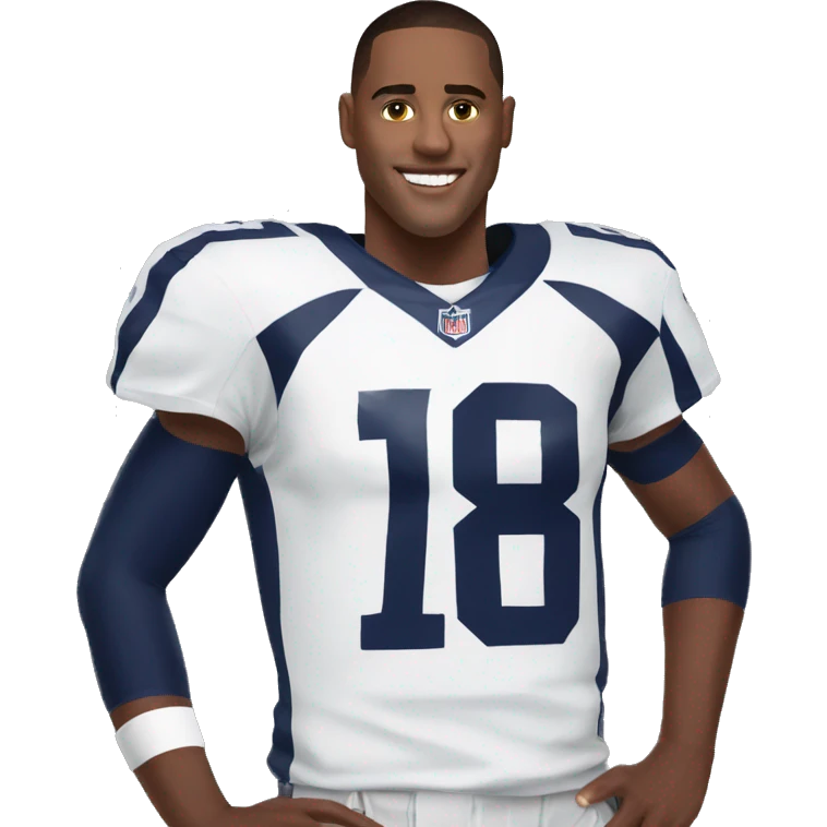 jayden daniels wearing commanders jersey emoji