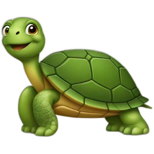 animal turtle as a school Teacher emoji