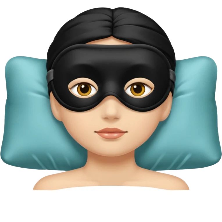 sleep mask
 emoji