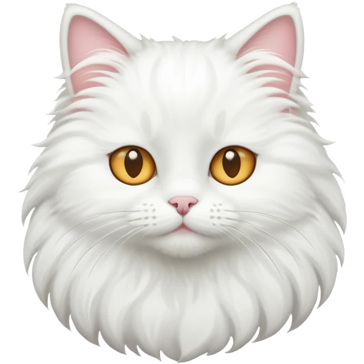 Cat white aestethic emoji