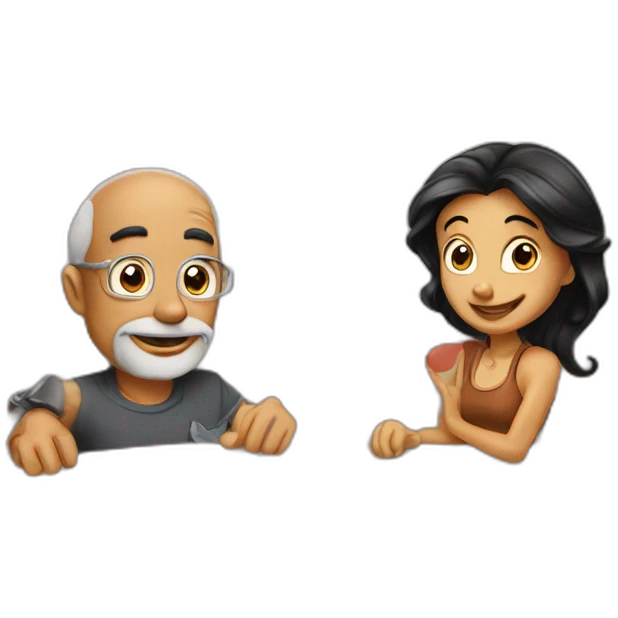 Tome and Jerry from cartoon  emoji
