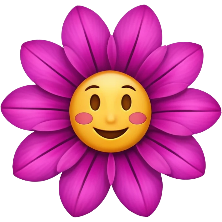 amean  flower with a personality  emoji