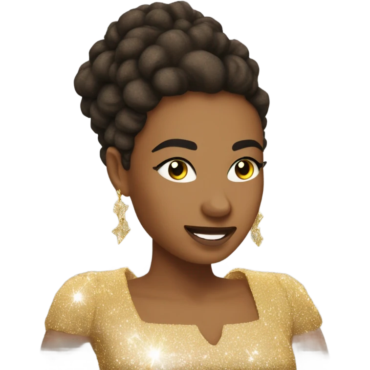 The word slay with sparkles  emoji