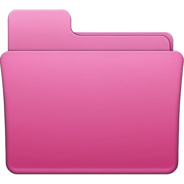 file folder pink without a face emoji