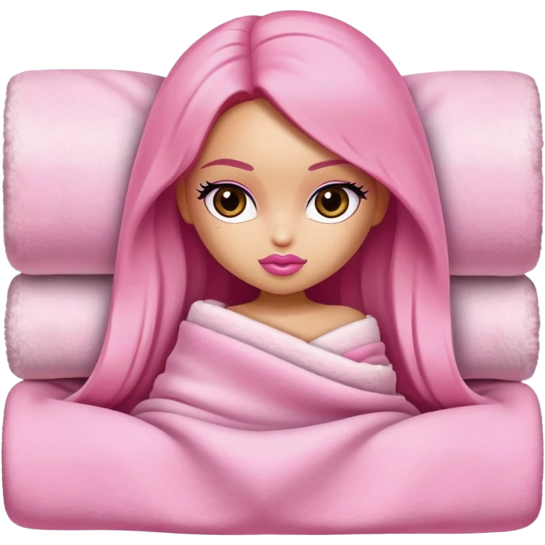 pink bratz blanket  emoji