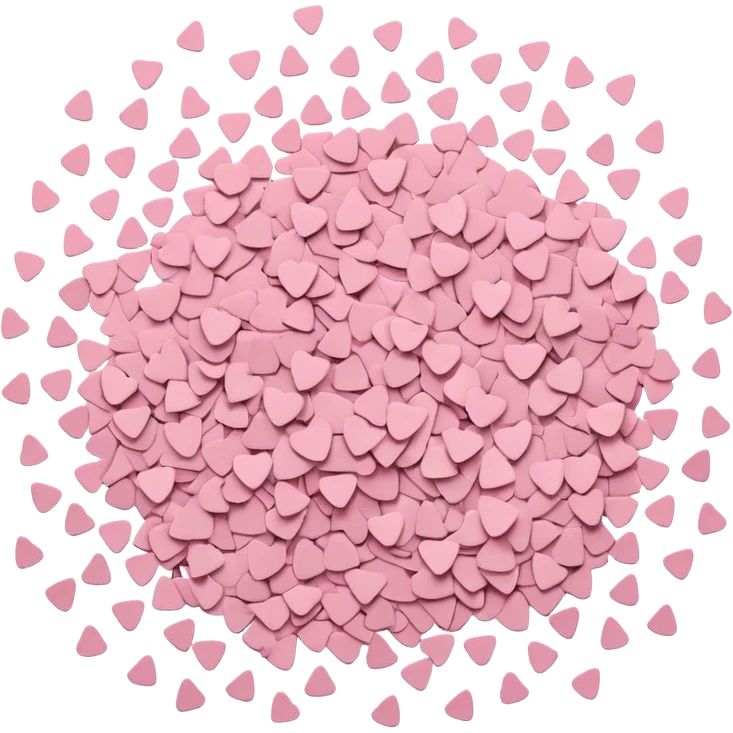 Light pink confetti emoji