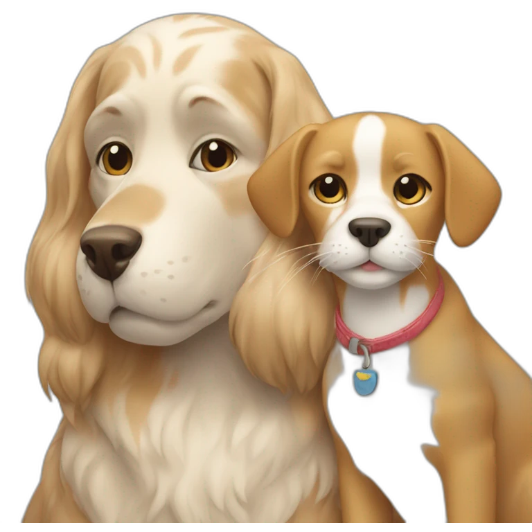 cat with dog emoji