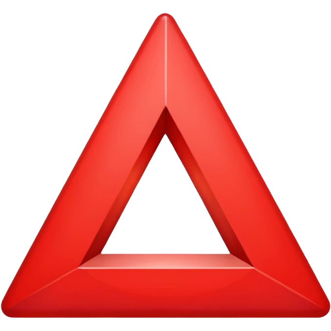 a red downward triangle emoji
