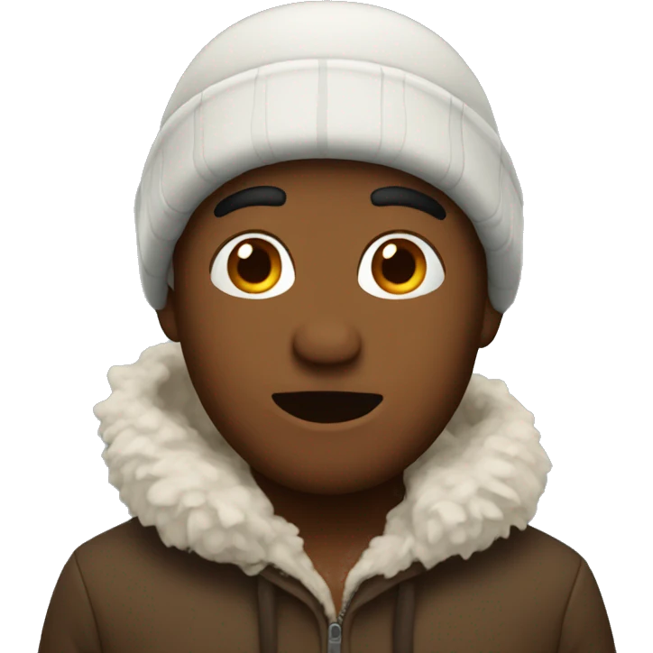 Winter brown emoji emoji