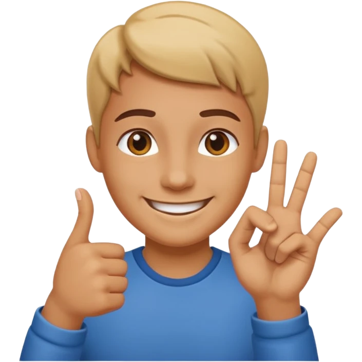 El hareketi olan nah emoji