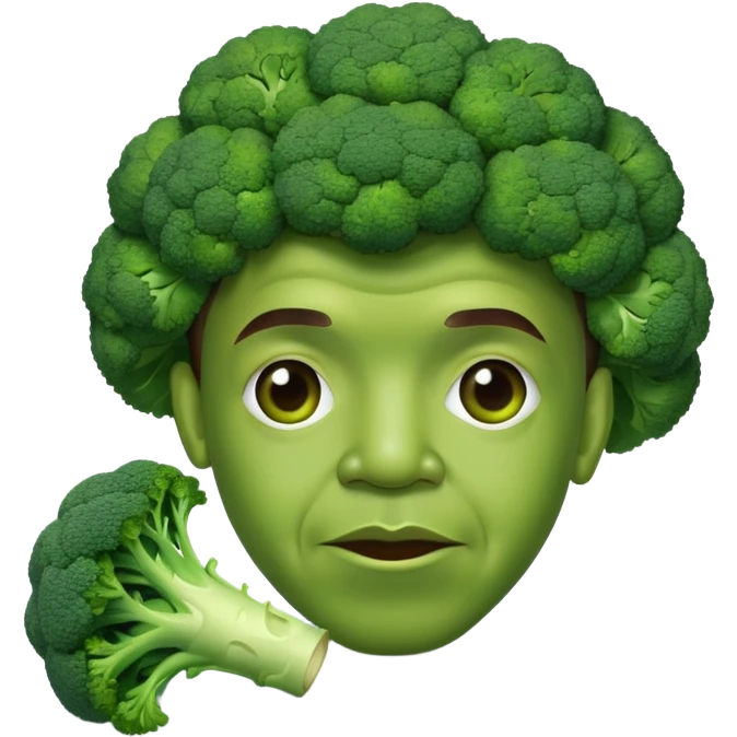 Obama’s face as broccoli emoji