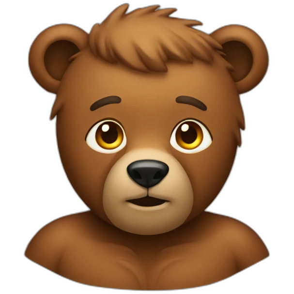 bear man emoji