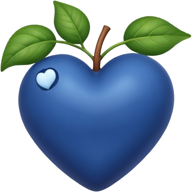 heart blueberry farm  emoji