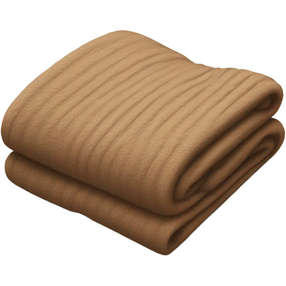 brown Folded blanket emoji