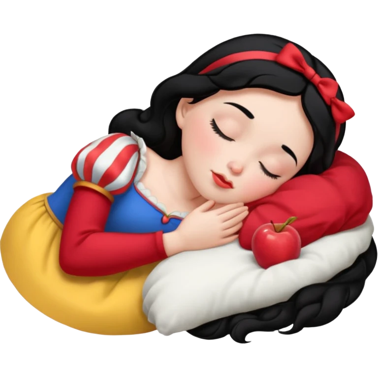 Sleeping Snow White emoji
