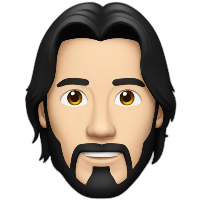 Keanu reeves in dress emoji