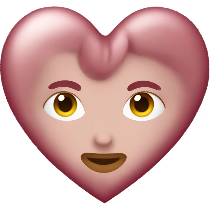 Burgundy heart emoji