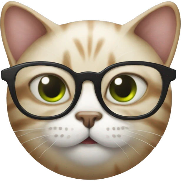 cat with glasses and an onion  emoji