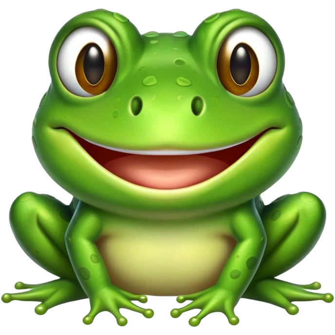 laughing frog emoji