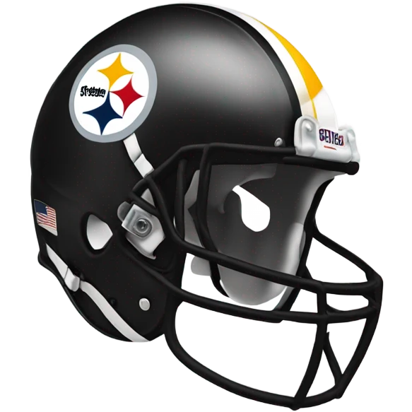 Steelers helmet with logo emoji