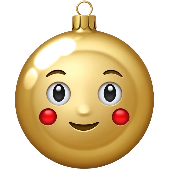Christmas  gold   emoji