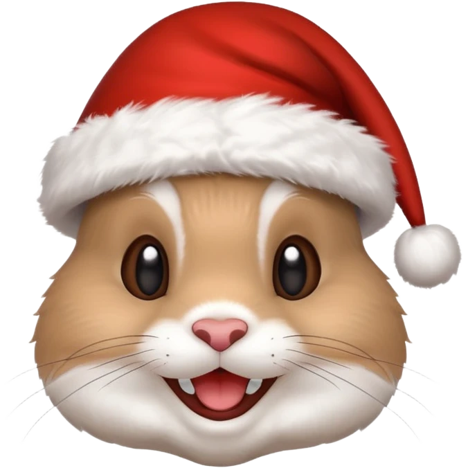 a christmas rabbit emoji