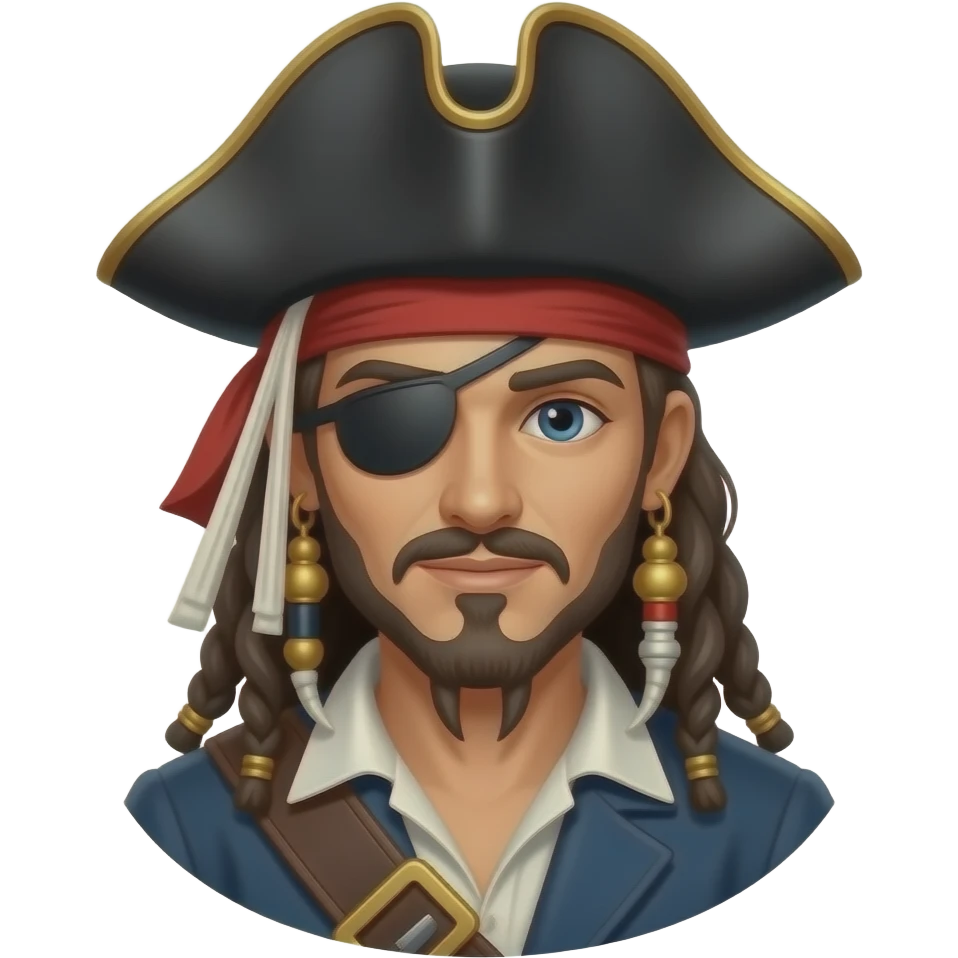 1950s pirate emoji
