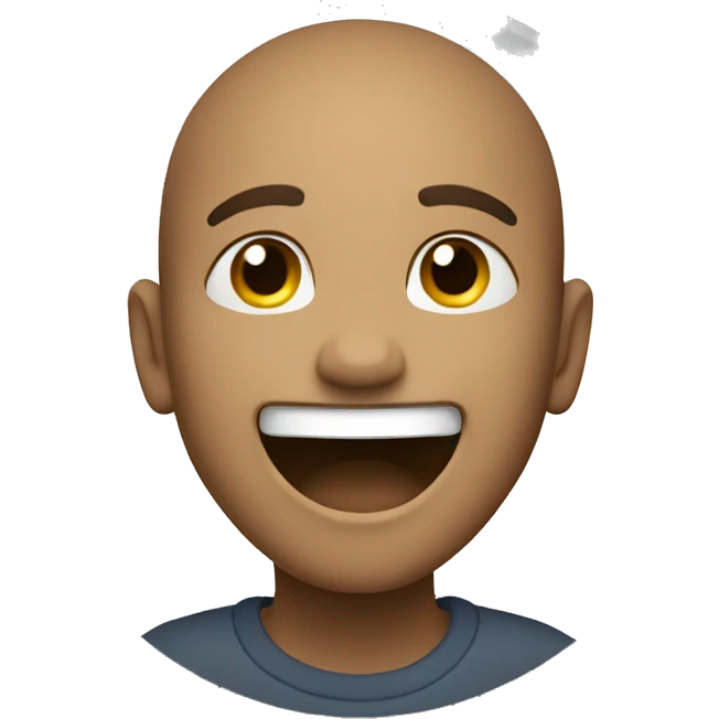 happy calm in circle emoji