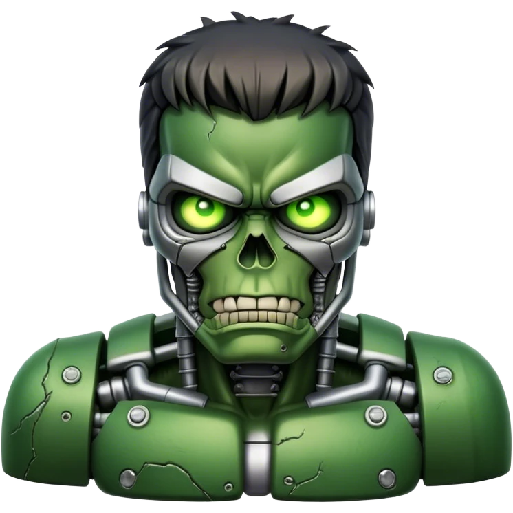 Terminator Hulk Face emoji