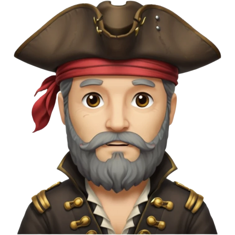pirate captain bearded emoji
