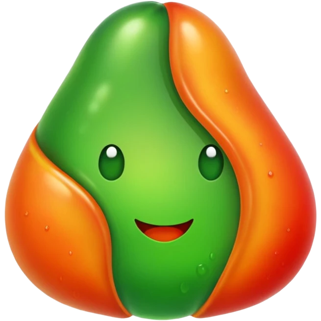 Fruit jelly blob emoji