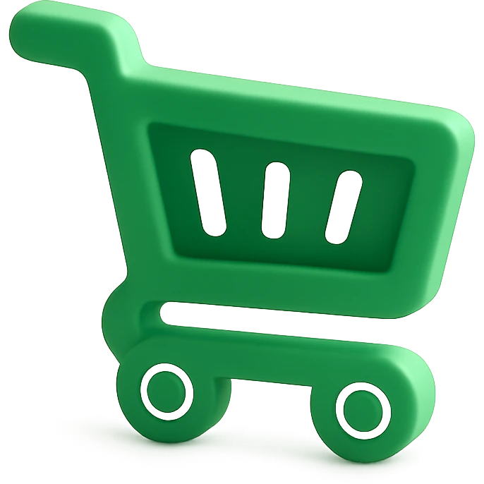 shopping cart emoji