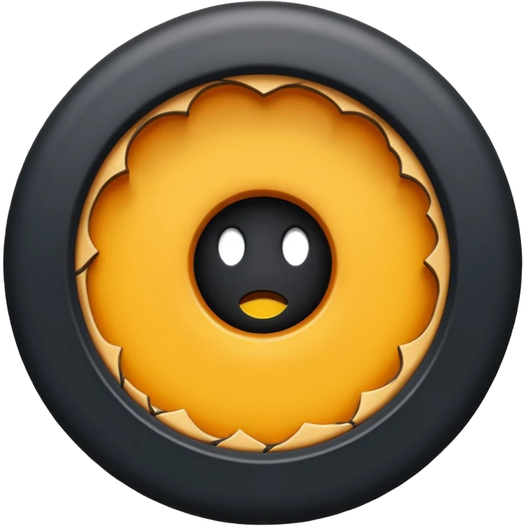 Spreading hole open emoji