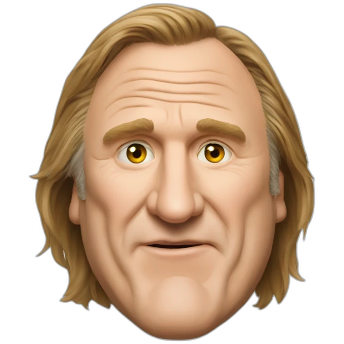 Gérard depardieu qui tire la langue emoji