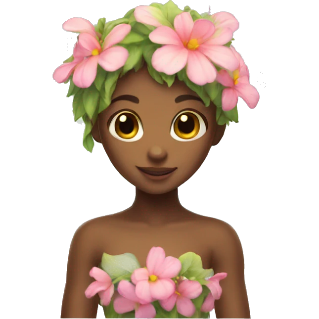 Flower fairy  emoji
