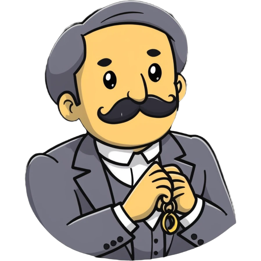 italian man Luigi Mangione with mustache wearing a large gold wedding band ring emoji