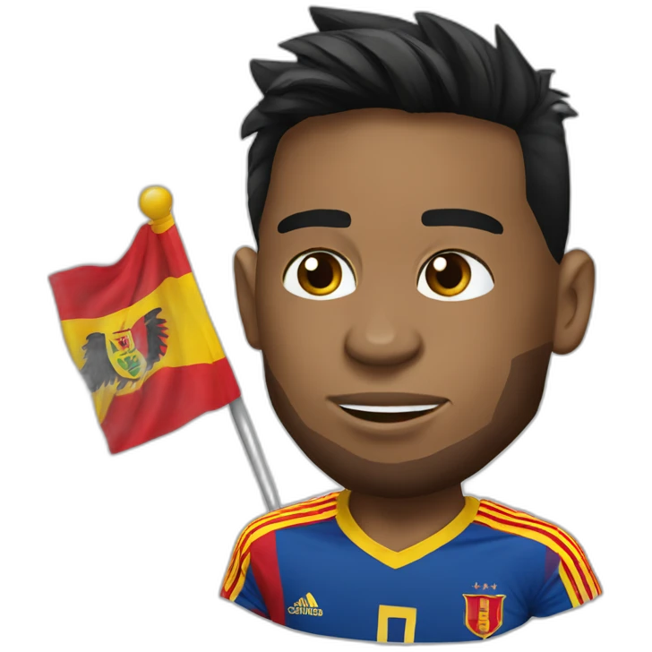 Messi avec le drapeau d’Angola  emoji