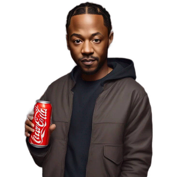 kendrick lamar with coca-cola emoji