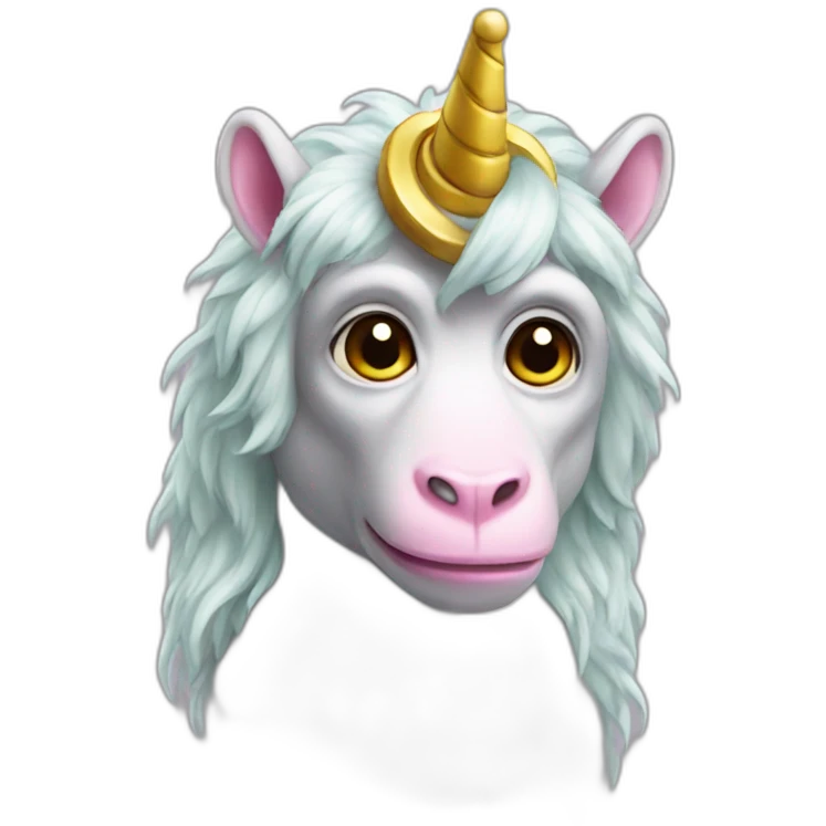 Monkey unicorn emoji